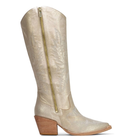 DONALD PLINER KAYTEE COLOR / PALE GOLD SIZE 5 NWT